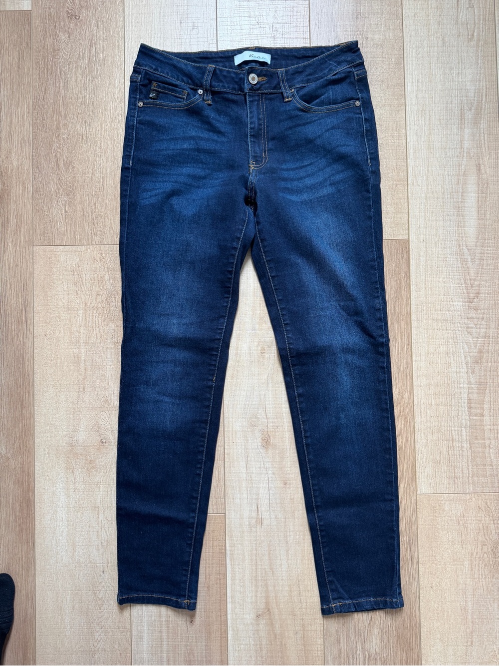 KanCan Women's Dark Indigo Stretch Skinny Jeans